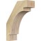 Ekena Millwork 4"W x 10"D x 14"H Merced Rough Sawn Knee Brace, Douglas Fir BRC04X10X14MRC00RDF - alternate 1